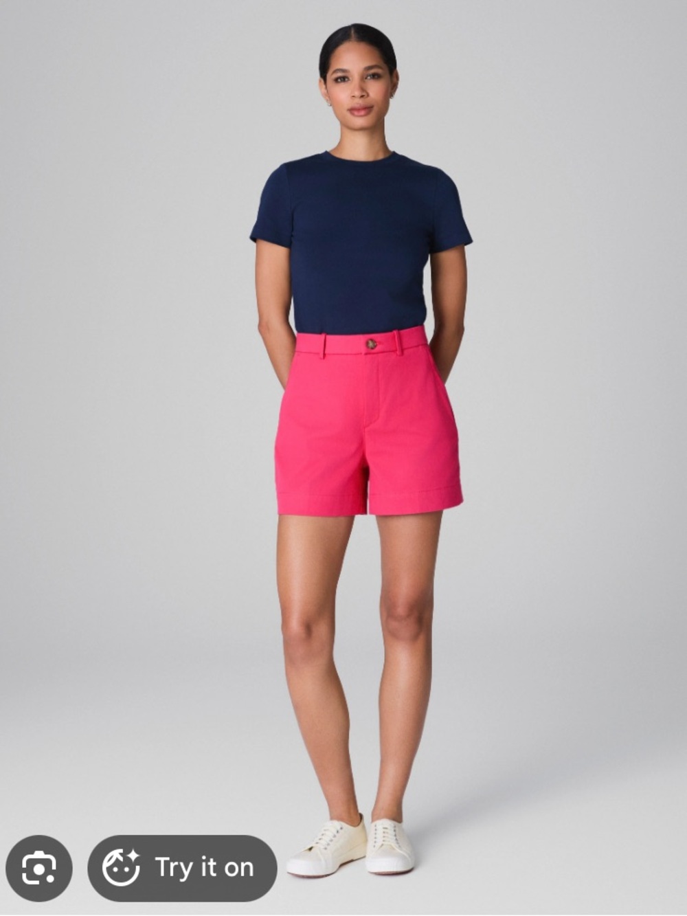 SPANX Supersmooth Stretch Twill 5” Shorts Womens Medium NWT
